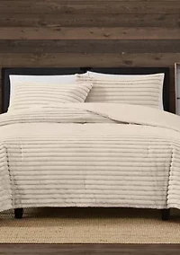 Frye Channel Stitch Velvet Comforter Set