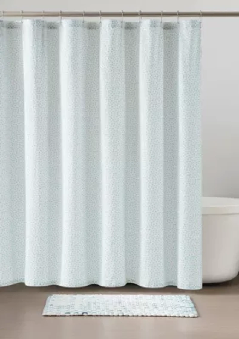 Scout Guys and Dots 72x72 Shower Curtain