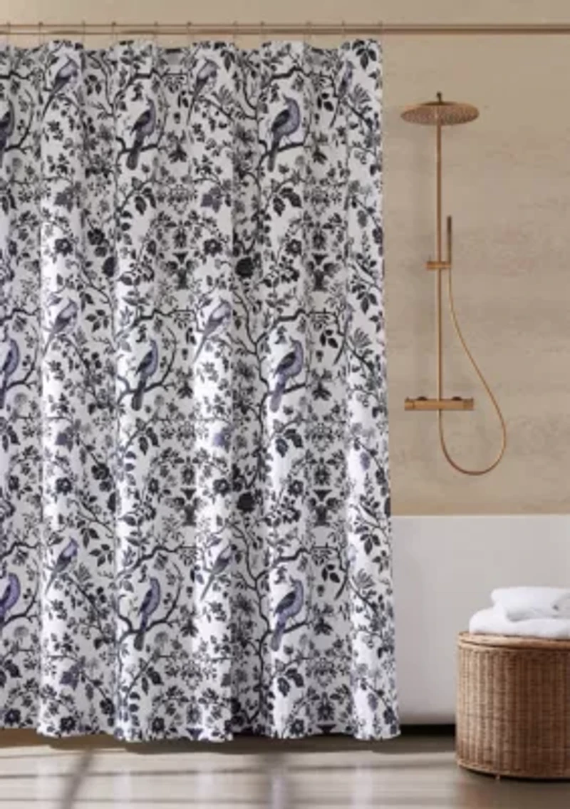 Brooklyn Loom Ava Floral Shower Curtain