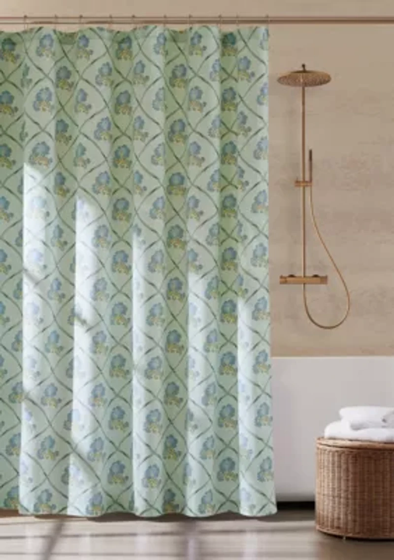 Brooklyn Loom Olivia Floral Shower Curtain