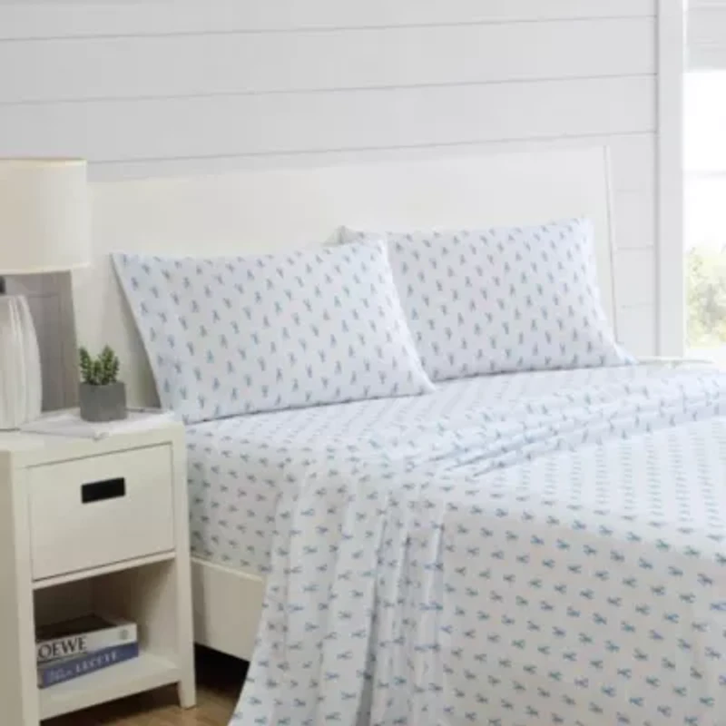 Nantucket Lobster Microfiber Sheet Set