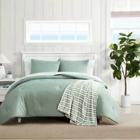 Broken Lines Embossed Microfiber Bonus Comforter Set