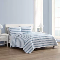 Tim Stripe Cotton Quilt Set
