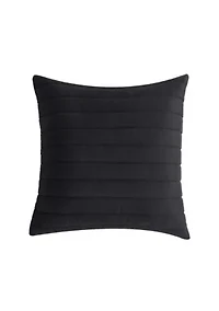 Valencia 20" Square Quilted Decorative Throw Pillow