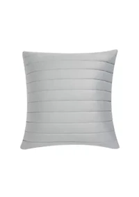 Valencia 20" Square Quilted Decorative Throw Pillow