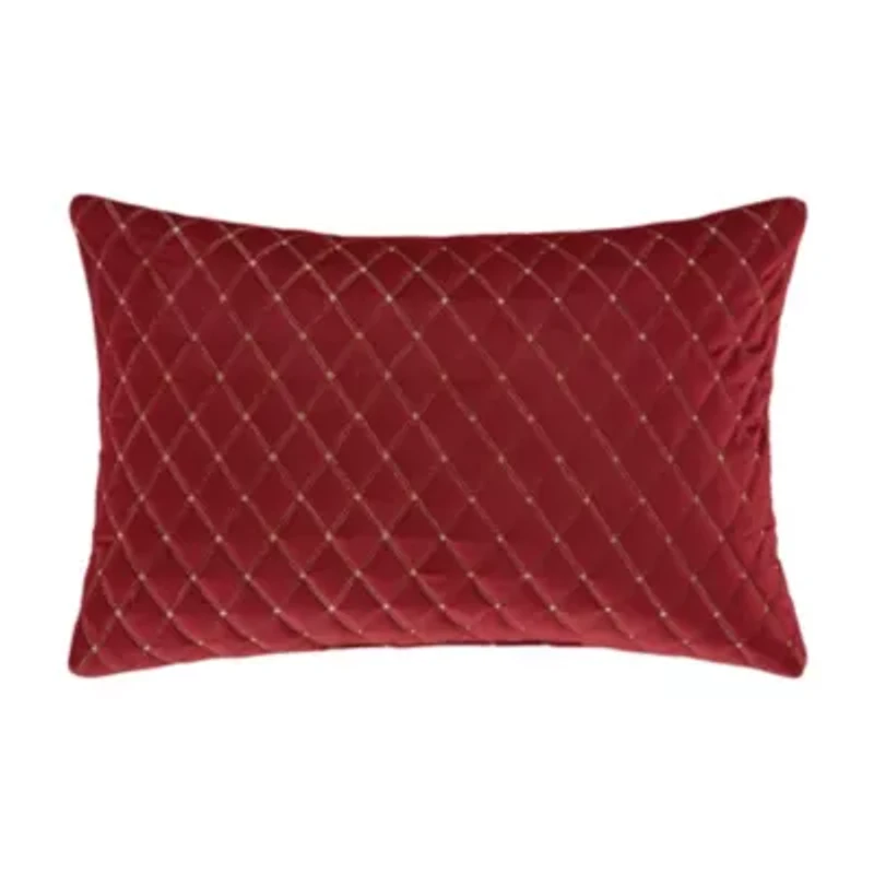 Grandeur Quilted Boudoir Decorative Throw Pillow