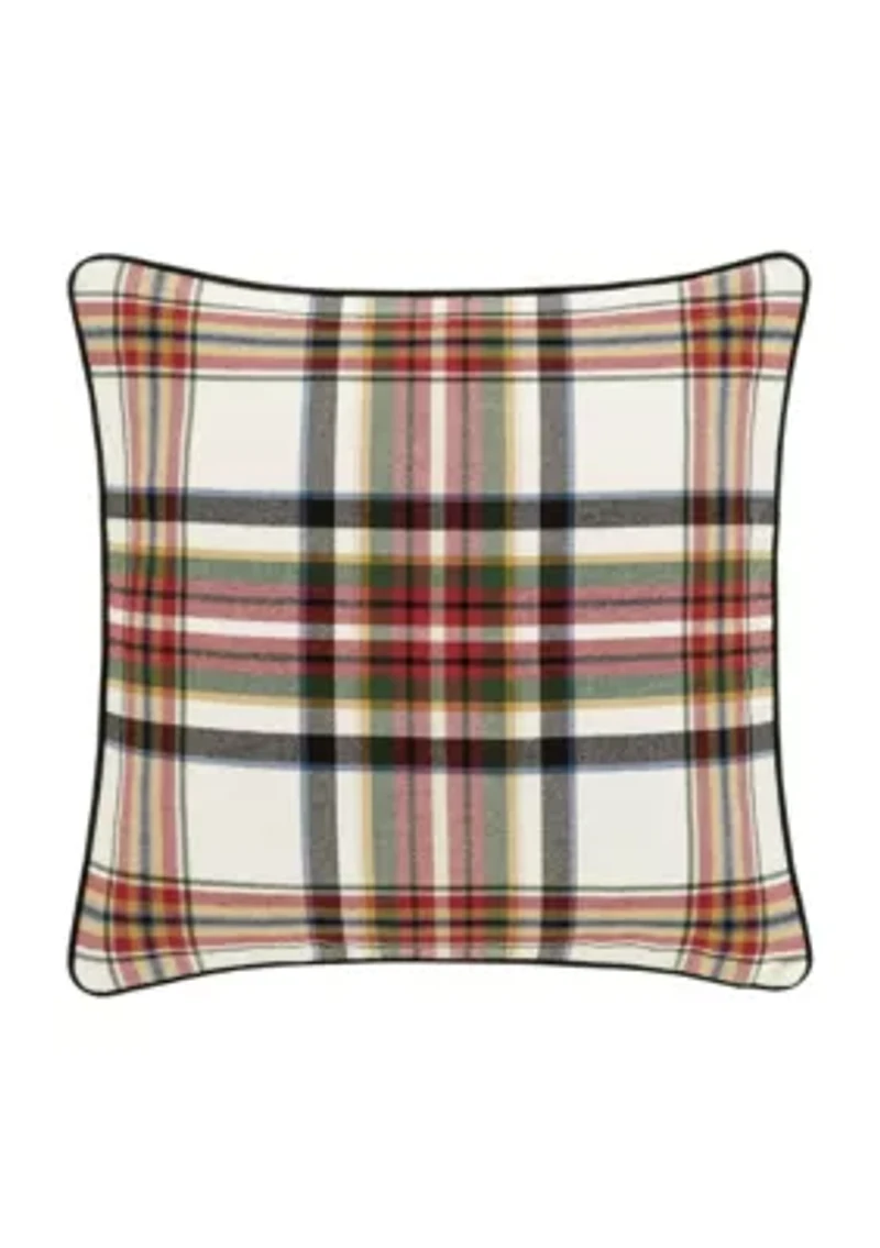 Christopher Plaid Euro Sham