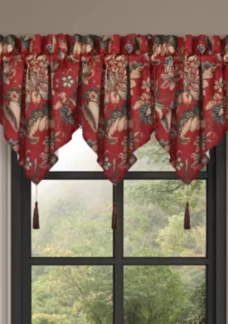 Enchanted Garden Window Ascot Valance