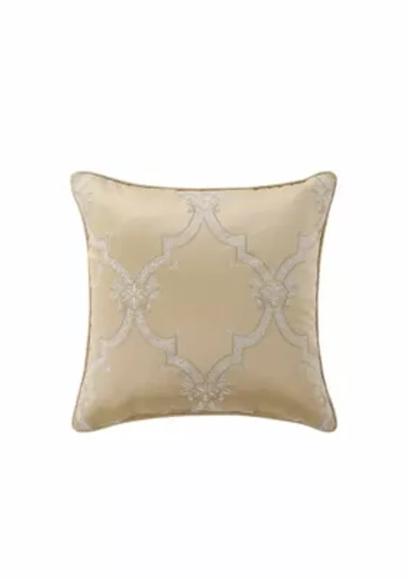 Sondra 20" Square Embellished Decorative Throw Pillow