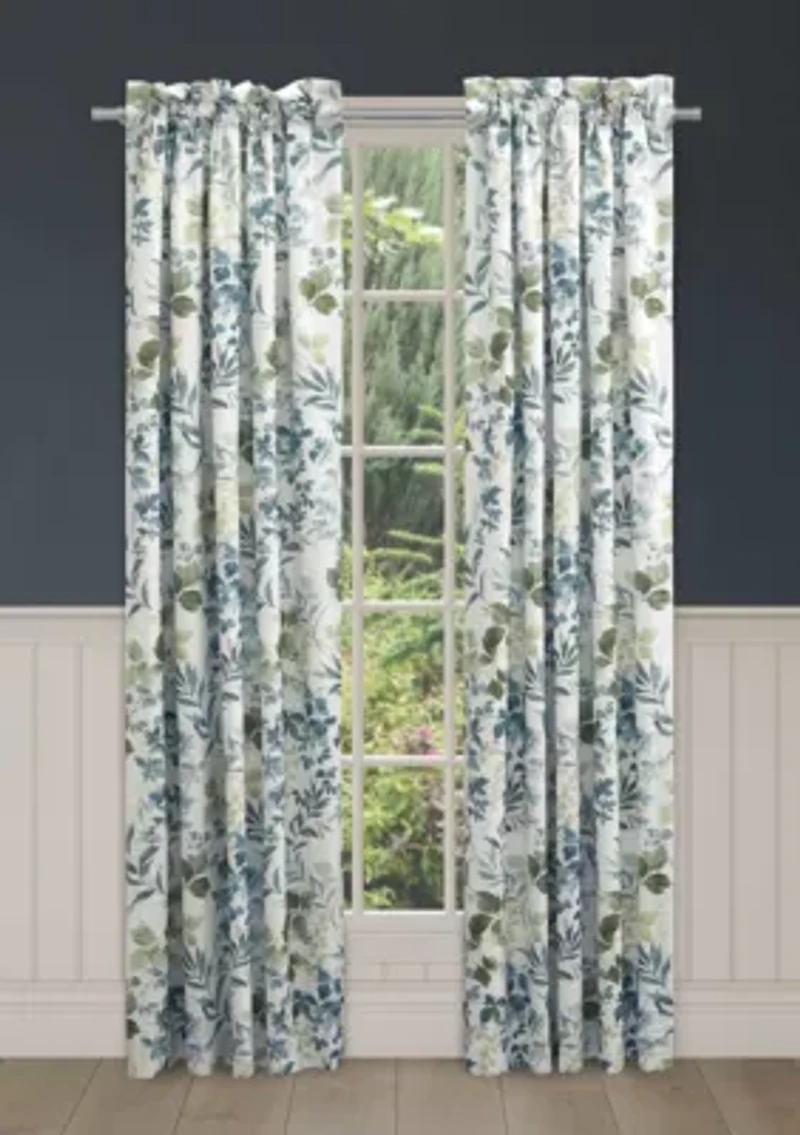 Evergreen Drapery Panel Pair