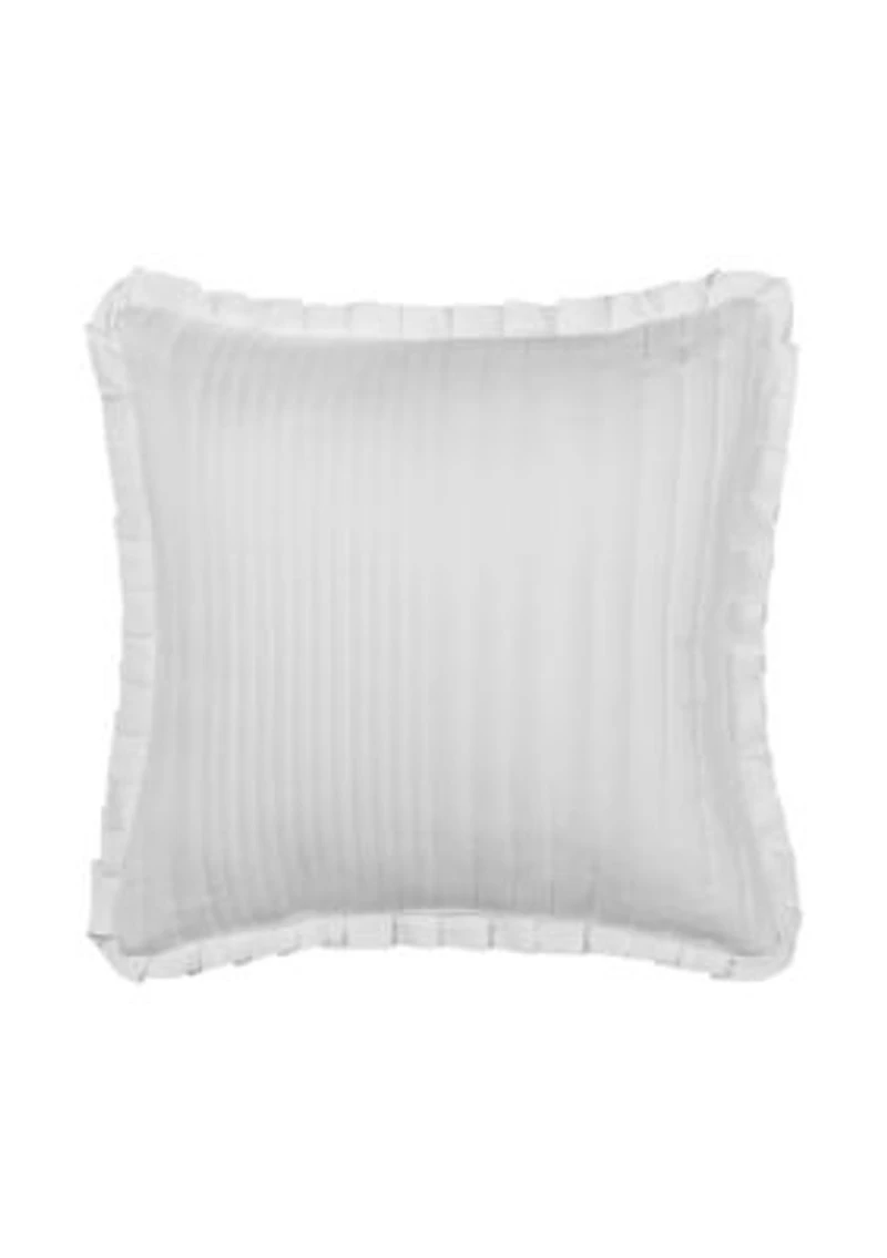Savannah 20" Square Quilted Decorative Throw Pillow