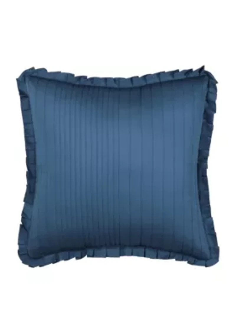 Meadow 20" Square Quilted Decorative Throw Pillow