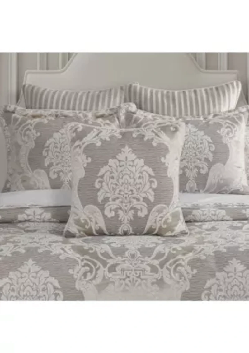 Queensbury 20" Square Decorative Throw Pillow