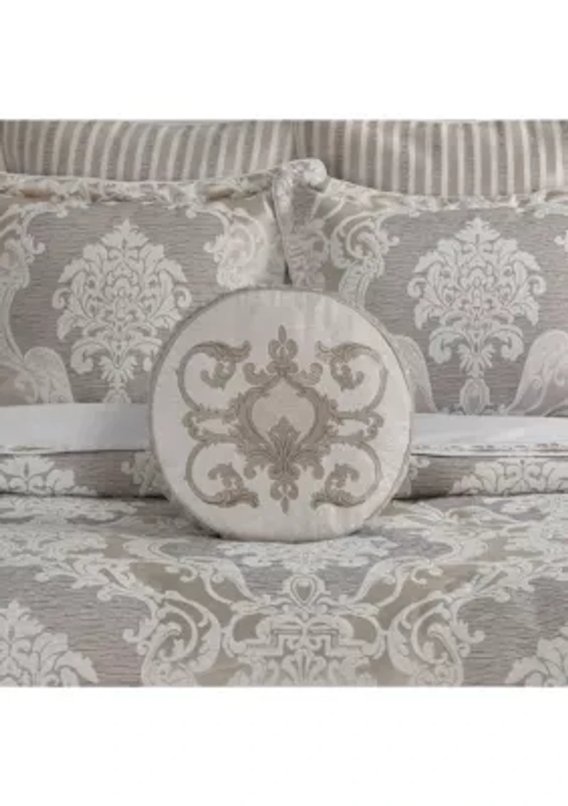 Queensbury Round Decorative Throw Pillow