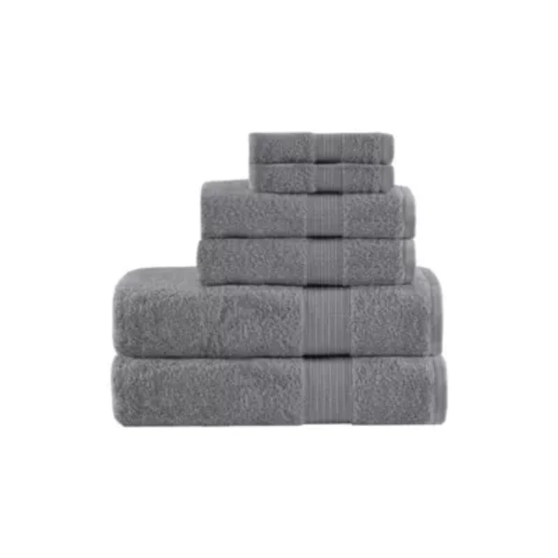 Organic 6 Piece Cotton Towel Set