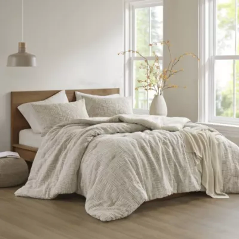 Harper Oversized Cotton Matelasse Comforter Set