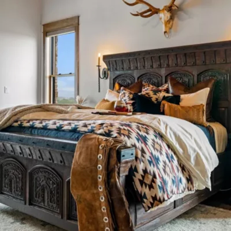 Tasha Polizzi for Paseo Road Mariella Western Aztec Chenille 3 Piece Duvet Cover Set