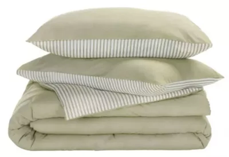 Stripe Reversible Comforter Set 3PC