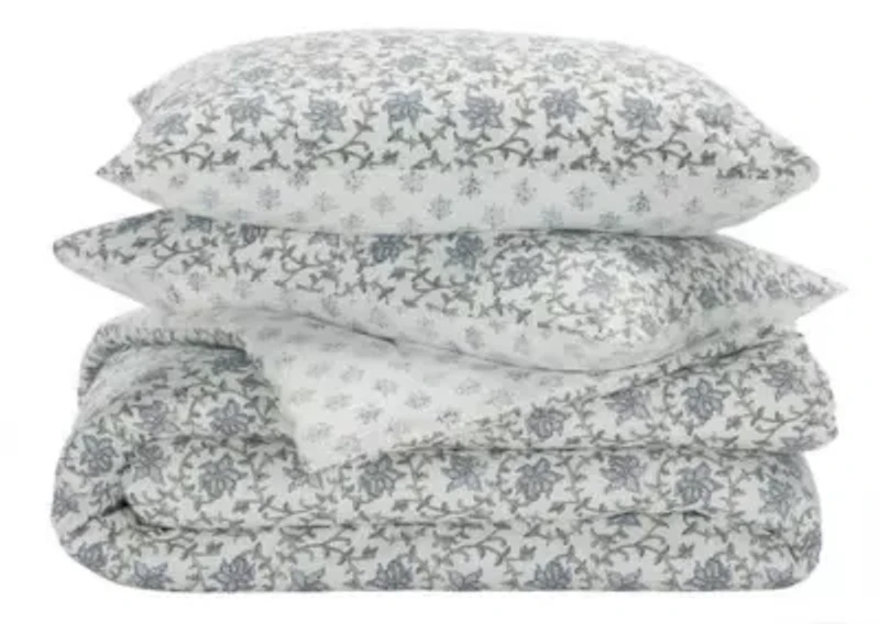 Floral Reversible Comforter Set 3PC