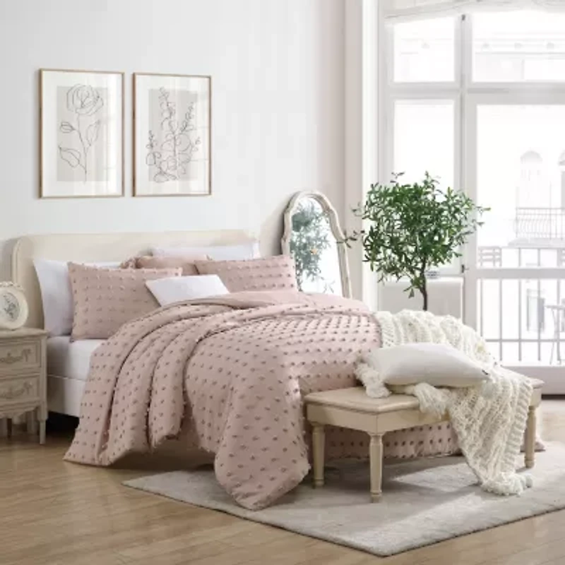 3-Piece Pom Comforter Set