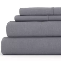 Becky Cameron Linen & Rayon from Bamboo Blend 4 Piece Sheet Set