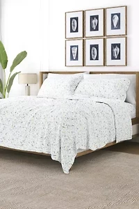 Sheet Set 3-Piece Patterned Microfiber Garden Farmhouse Ultra Soft Bedding