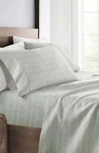 Sheet Set Patterned Microfiber Ultra Soft Bedding Dashed Lines