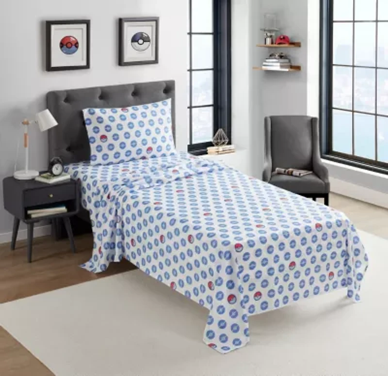 Pokemon Microfiber Kids' Sheet Set