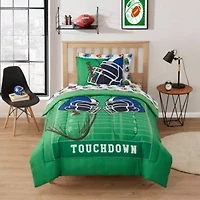 Kids Football Printed Bedding Set Includes Sheet