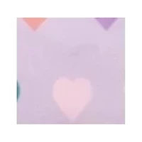 Hearts Kids Sheet Set Purple Multi Color