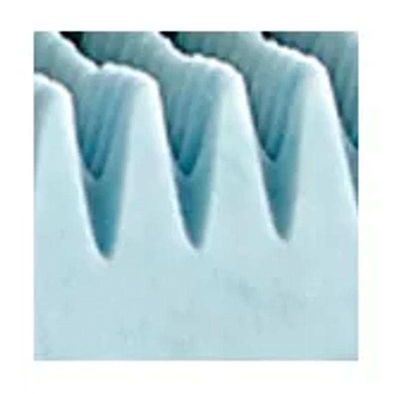 Inch Textured Gel Memory Foam and Fiber Topper
