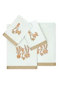 AARON 4PC Embellished Towel Set