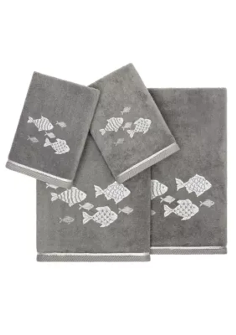 FIGI 4PC Embellished Towel Set