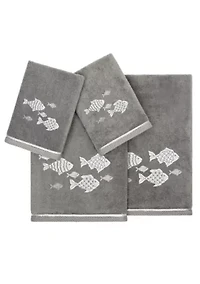 FIGI 4PC Embellished Towel Set