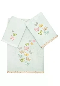 MARIPOSA 3PC Embellished Towel Set