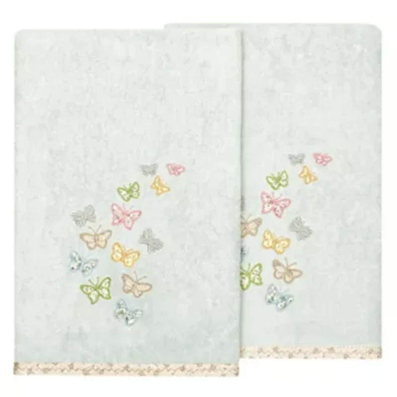 MARIPOSA 2PC Embellished Bath Towel Set