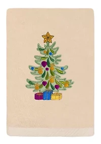 Christmas Presents Embroidered Hand Towel