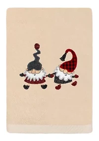 Christmas GNOMES Embroidered Hand Towel