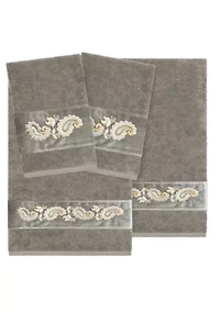 MACKENZIE 4PC Embellished Towel Set