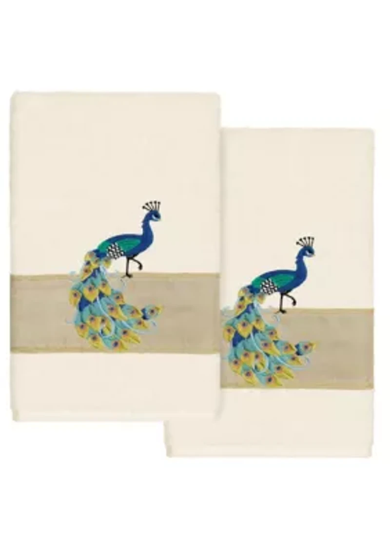 PENELOPE 2PC Embellished Hand Towel Set