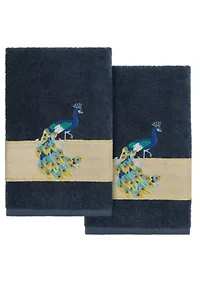PENELOPE 2PC Embellished Hand Towel Set