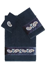 MACKENZIE 3PC Embellished Towel Set