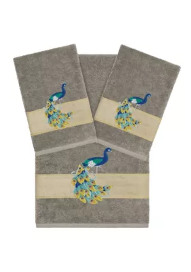 PENELOPE 3PC Embellished Towel Set