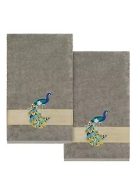 PENELOPE 2PC Embellished Bath Towel Set