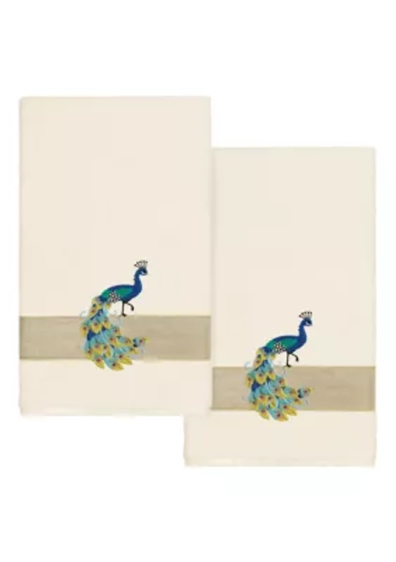 PENELOPE 2PC Embellished Bath Towel Set