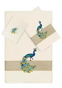 PENELOPE 3PC Embellished Towel Set