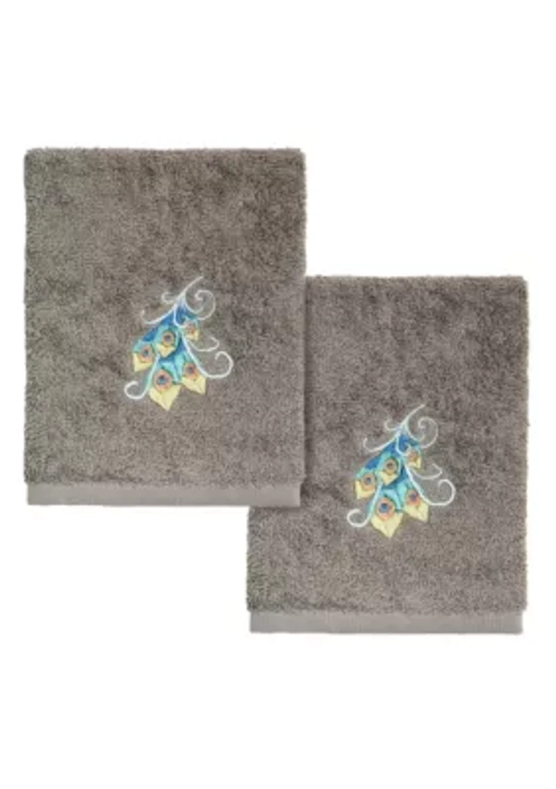 PENELOPE 2PC Embellished Washcloth Set
