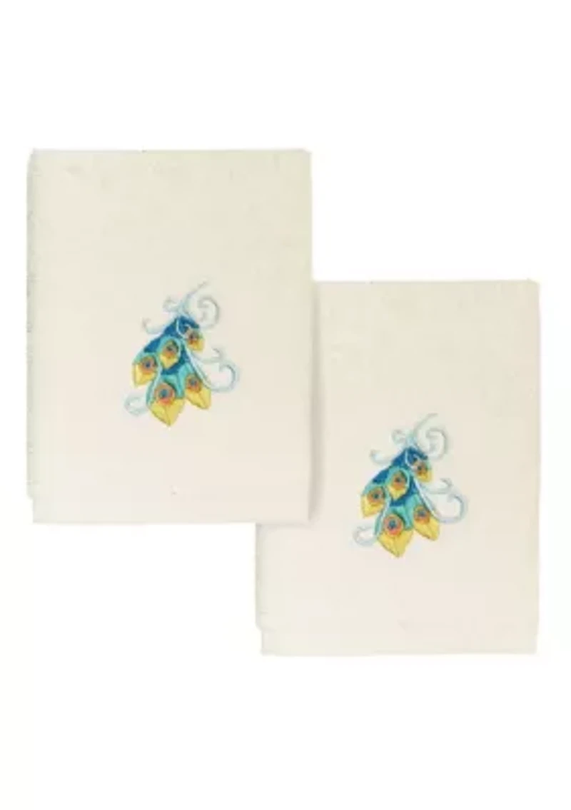 PENELOPE 2PC Embellished Washcloth Set