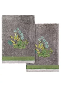 BOTANICA 2PC Embellished Hand Towel Set