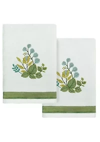 BOTANICA 2PC Embellished Hand Towel Set